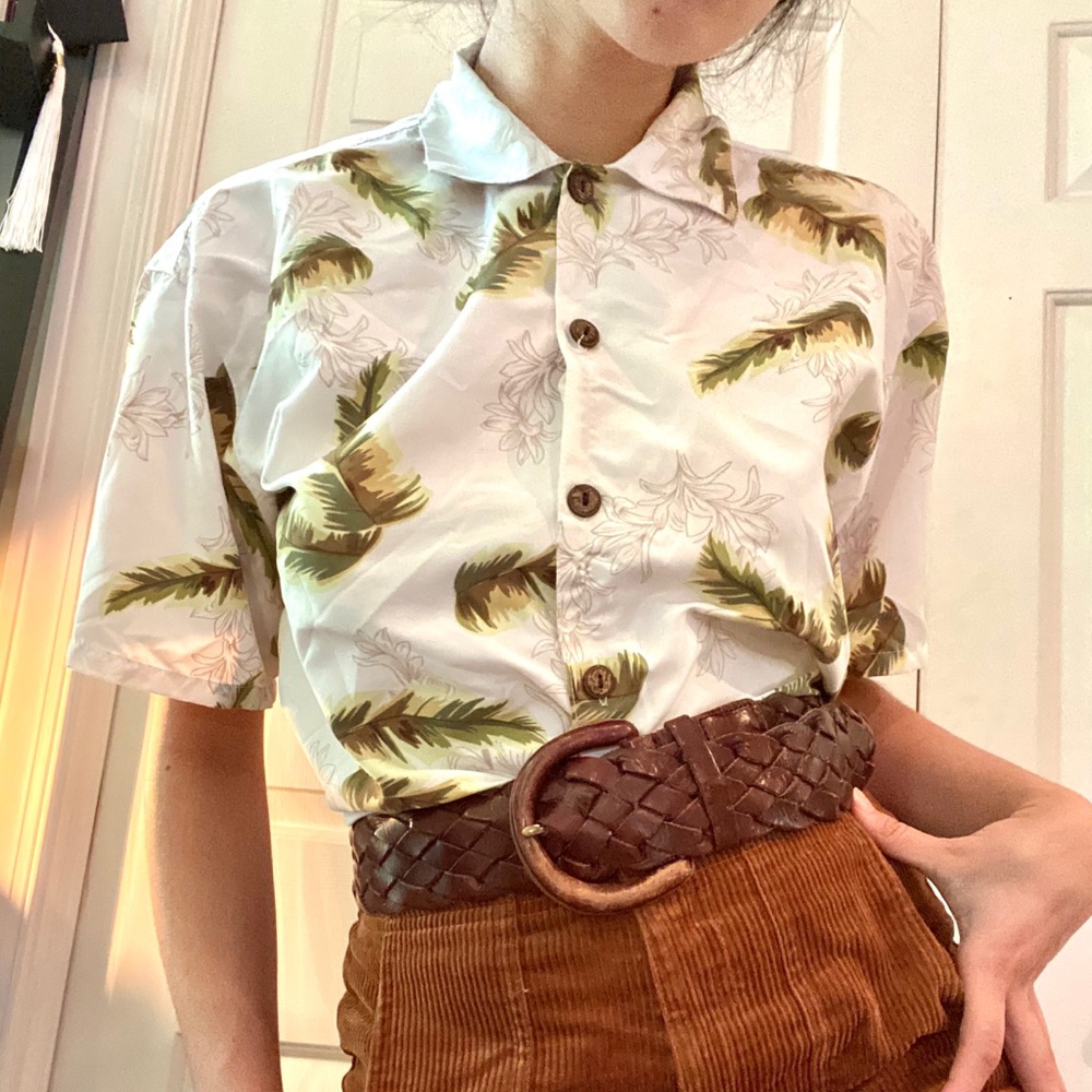 VINTAGE COCONUT PIER HAWAIIAN SHIRT